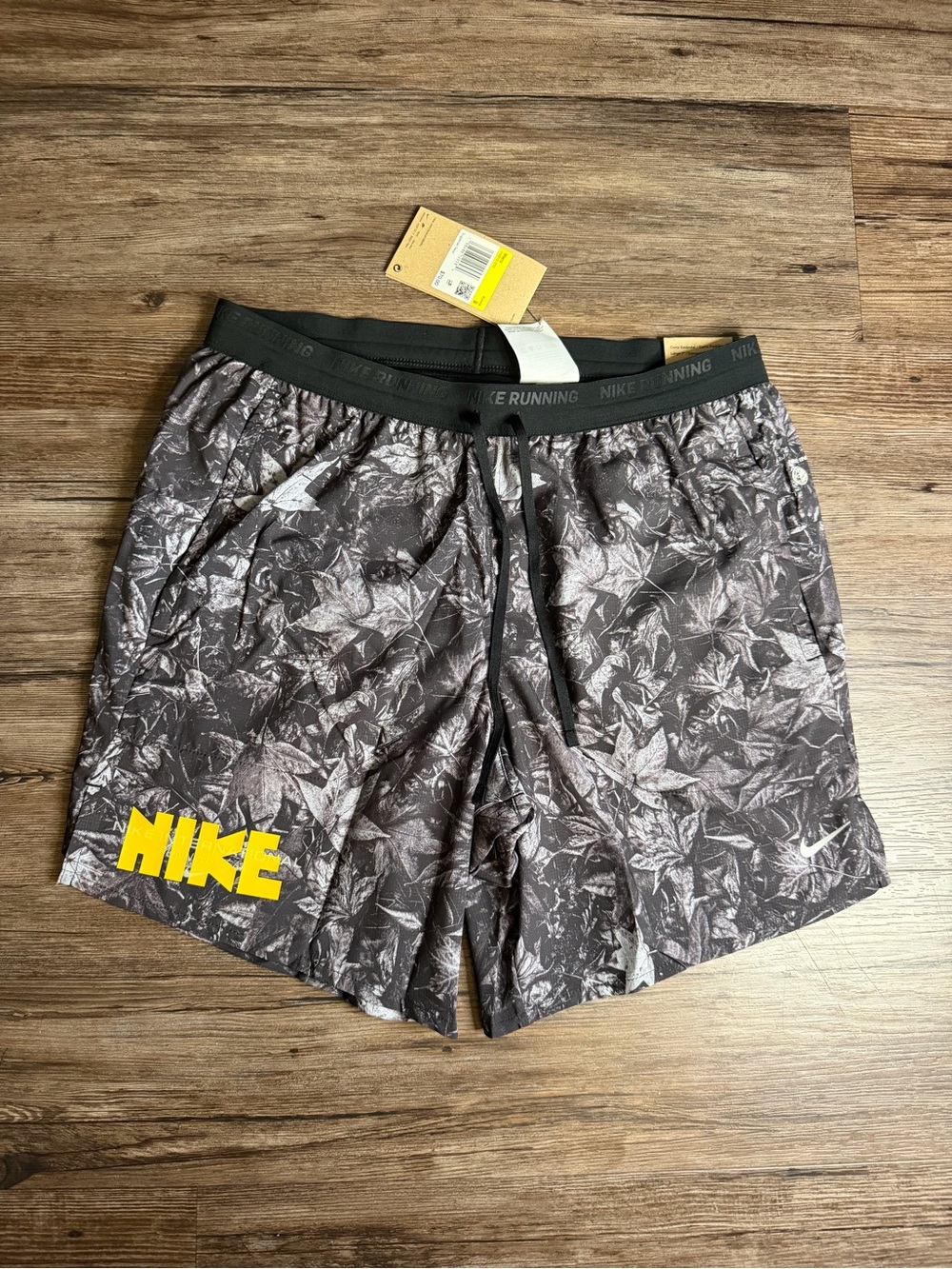 Nike Stride Dri-FIT Running Shorts 7" Lined Black/Gray Camo $70 NWT Men’s Sz S